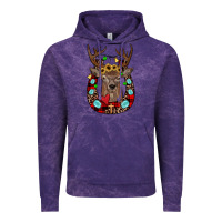 Cloud Purple christmas horseshoe Vintage Hoodie - JahusDesignShop