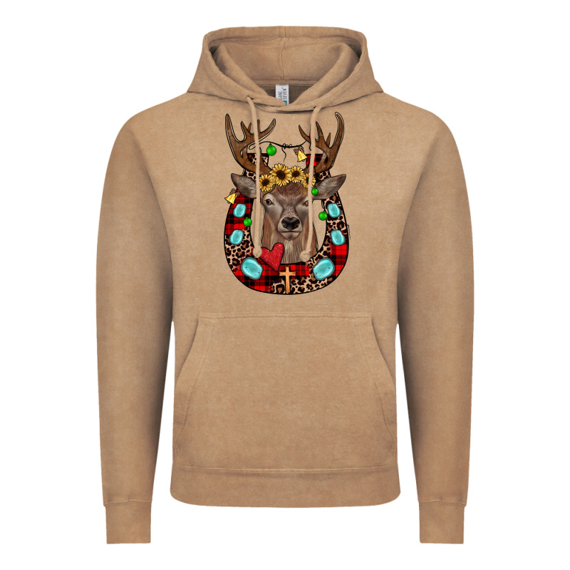 Christmas Horseshoe Vintage Hoodie by JahusDesignShop | Teevron
