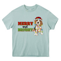 Arona merry and bright beagle Heavy Core Tee - RanaPortraitStore