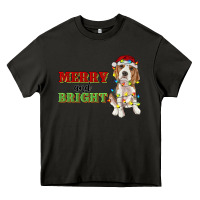 Asphalt merry and bright beagle Heavy Core Tee - RanaPortraitStore