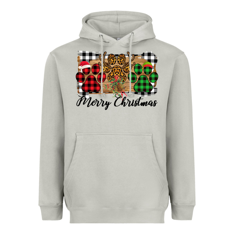Merry Christmas Paws Heavyweight Hoodie by Bettercallsaul | Teevron