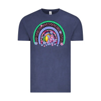 Vintage Denim easter egg rainbow Vintage Tee - Artiststas