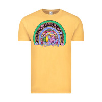 Vintage Mustard easter egg rainbow Vintage Tee - Artiststas
