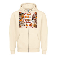 Sandshell fall vibes coffee Zipper Hoodie - MaliasSmallBusiness