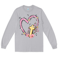 Moon Dust heart cross Long Sleeve Tee - MaliasSmallBusiness