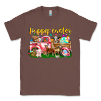 Chestnut Happy Easter Animal Car Classic Tee - CowhideDigitalArt