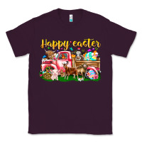 Plum Happy Easter Animal Car Classic Tee - CowhideDigitalArt