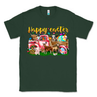 Sports Green Happy Easter Animal Car Classic Tee - CowhideDigitalArt