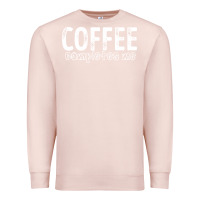 Pale Pink Coffee Completes Me Premium Sweatshirt - Bettercallsaul