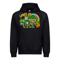 Black Loads of luck tractor Urban Hoodie - CowGirlArtShop