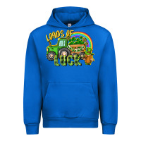 Cobalt Loads of luck tractor Urban Hoodie - CowGirlArtShop
