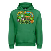 Emerald Loads of luck tractor Urban Hoodie - CowGirlArtShop