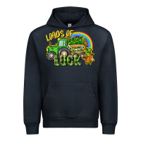 Navy Loads of luck tractor Urban Hoodie - CowGirlArtShop