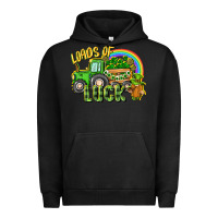 Pigment Black Loads of luck tractor Urban Hoodie - CowGirlArtShop