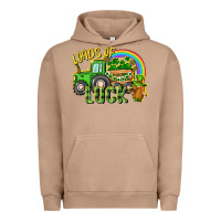 Pigment Burro Loads of luck tractor Urban Hoodie - CowGirlArtShop