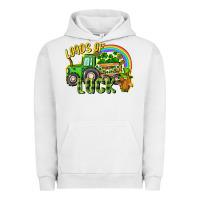 Pigment Lunar Rock Loads of luck tractor Urban Hoodie - CowGirlArtShop