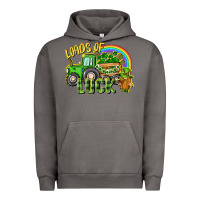 Pigment Tornado Loads of luck tractor Urban Hoodie - CowGirlArtShop