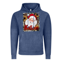 Vintage Denim believe santa Vintage Hoodie - JahusDesignShop