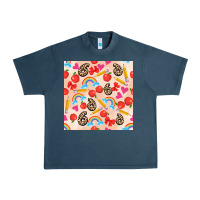 Midnight Navy back to school seamless pattern 6 (3600x3600) Urban Heavy Tee - AdoDesignShop