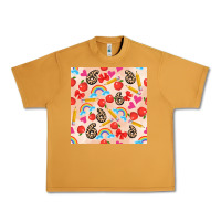 Peanut Butter back to school seamless pattern 6 (3600x3600) Urban Heavy Tee - AdoDesignShop
