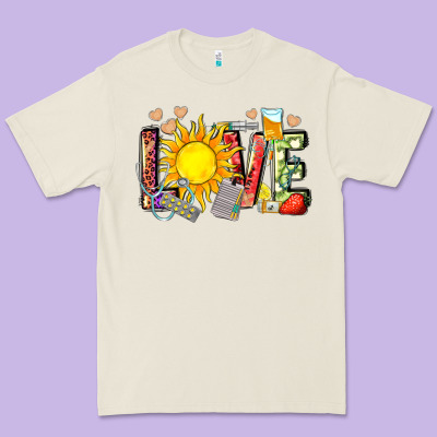Love Summer Nurse Premium Tee Designed By Zillion Design Studio