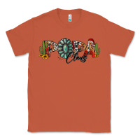 Copper western christmas papa claus sunflowers and cactus Classic Tee - Jasminsmagicworld