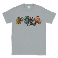 Heather Grey western christmas papa claus sunflowers and cactus Classic Tee - Jasminsmagicworld