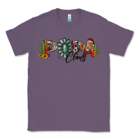Lavender western christmas papa claus sunflowers and cactus Classic Tee - Jasminsmagicworld