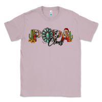 Lilac western christmas papa claus sunflowers and cactus Classic Tee - Jasminsmagicworld