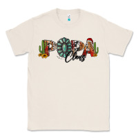 Natural western christmas papa claus sunflowers and cactus Classic Tee - Jasminsmagicworld