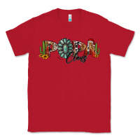 Red western christmas papa claus sunflowers and cactus Classic Tee - Jasminsmagicworld