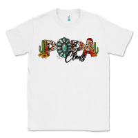 White western christmas papa claus sunflowers and cactus Classic Tee - Jasminsmagicworld
