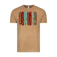 Vintage Camel christmas socks cookie leopard brushstroke Vintage Tee - AdoDesignShop