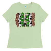 Matcha soccer brushstroke Ladies Tee - Zillion Design Studio