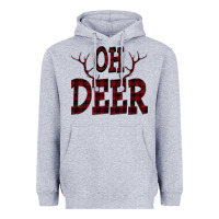 Heather Grey Oh Deer Heavyweight Hoodie - Bettercallsaul