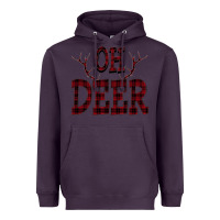Plum Oh Deer Heavyweight Hoodie - Bettercallsaul