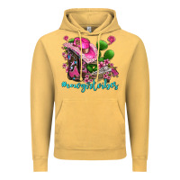Vintage Mustard cowgirl vibes with boots and gun Vintage Hoodie - AdoDesignShop