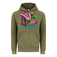 Vintage Olive cowgirl vibes with boots and gun Vintage Hoodie - AdoDesignShop