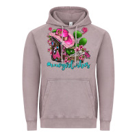 Vintage Zinc cowgirl vibes with boots and gun Vintage Hoodie - AdoDesignShop