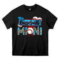 Black baseball mini with leopard Heavy Core Tee - Zillion Design Studio