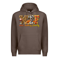 Coffee WTF Wine Turkey Family Premium Hoodie - texasbilliewilder