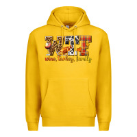 Lemon WTF Wine Turkey Family Premium Hoodie - texasbilliewilder