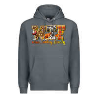 Rock WTF Wine Turkey Family Premium Hoodie - texasbilliewilder