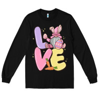 Black love easter gnome Long Sleeve Tee - MaliasSmallBusiness