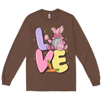 Chestnut love easter gnome Long Sleeve Tee - MaliasSmallBusiness
