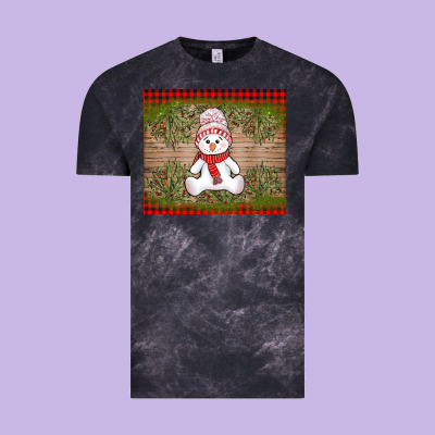 Christmas Snowman Vintage Tee Designed By Adodesignshop