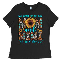 Black god gifted me two titles mom and mimi  and i rock them both Ladies Tee - JahusDesignShop