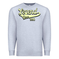 Heather Grey Legend Since 1966 Premium Sweatshirt - Bettercallsaul