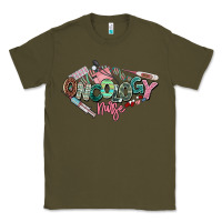 Army Green Oncology Nurse western Classic Tee - NancyCooperArtShop