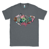 Charcoal Heather Oncology Nurse western Classic Tee - NancyCooperArtShop